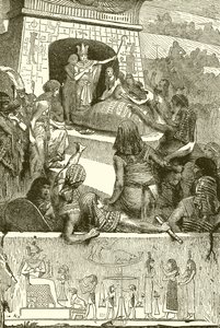 Funeral of a King by English School