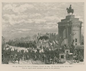 Funeral of the Duke of Wellington by English School