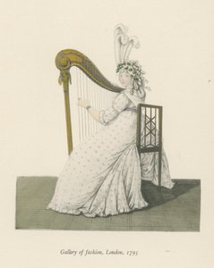 Gallery of Fashion, London, 1795 by English School