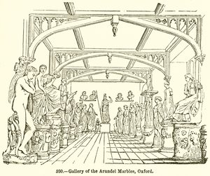 Gallery of the Arundel Marbles, Oxford by English School