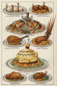 Game Dishes by English School