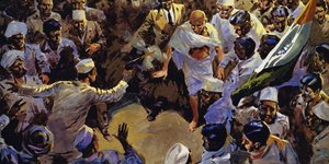 Gandhi was assassinated in 1948 by a fanatical Hindu