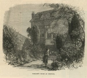 Garden at the House of William Hogarth by English School