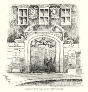 Gateway, New Square to Carey Street by English School