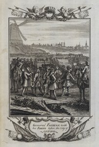 General Fairfax with his Forces before the City of Oxford by English School
