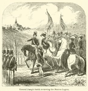 General Joseph Smith Reviewing the Nauvoo Legion by English School