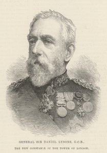 General Sir Daniel Lysons, GCB, the New Constable of the Tower of London
