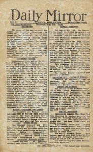 General Strike Reported in the Daily Mirror