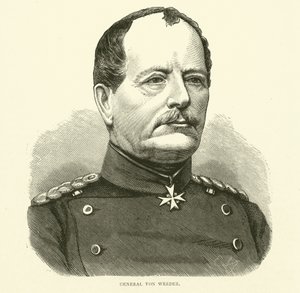 General Von Werder, September 1870 by English School