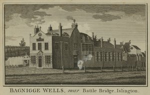 General View of Bagnigge Wells by English School