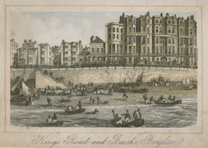 General View of Kings Road and Beach in Brighton