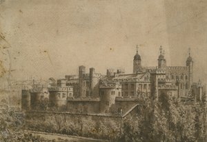 General View of The Tower of London by English School