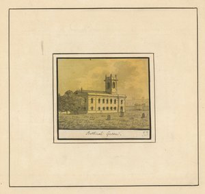 General View of a Church in Bethnal Green by English School