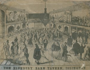 General View of People at the Highbury Barn Tavern