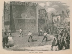 General View of the Belvidere Racket Ground by English School