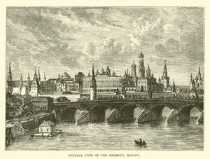 General view of the Kremlin, Moscow