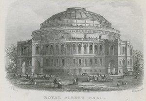General View of the Royal Albert Hall by English School
