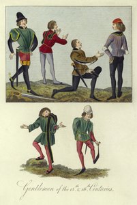 Gentlemen of the 15th and 16th Centuries by English School