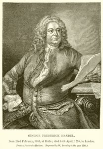 George Frederick Handel by English School