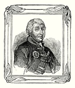George III, grandson of George II was born 1738; crowned in 1760; and died in 1820 (engraving) by English School