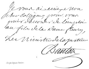 Georges Jacques Danton by English School