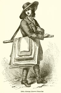 German Itinerant Bookseller by English School