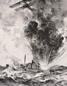 German Submarine Bombed and Sunk August 26 1915, from 