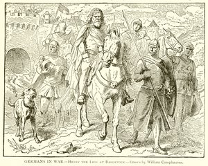 Germans in War: Henry the Lion at Bardewick by English School