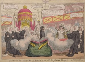 Ghost as Seen in Hamlet of St. Stephens Chapel, pub. 1820
