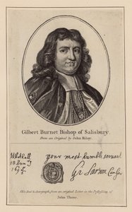 Gilbert Burnet, Bishop of Salisbury by English School