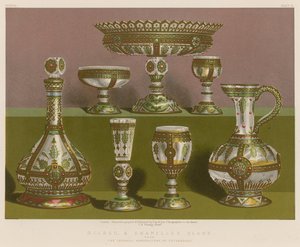 Gilded and Enamelled Glass from The Imperial Manufactory, St. Petersburg by English School