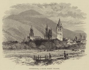 Gingenbach, A Black Forest Village by English School