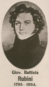 Giovanni Battista Rubini by English School
