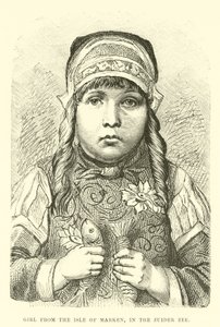 Girl from the Isle of Marken, in the Zuider Zee