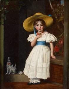 Girl in a Straw Hat