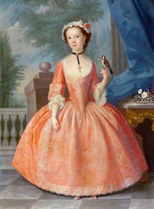 Girl in Pink, c.1740s by English School
