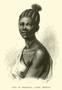 Girl of Makhana, Upper Senegal by English School