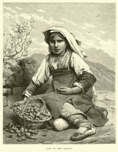 Girl of the Abruzzi by English School