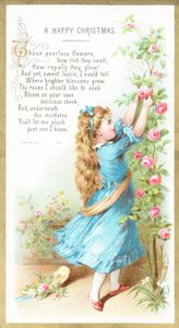 Girl Picking Roses