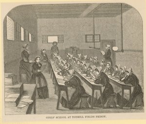 Girls School at Tothill Fields Prison by English School