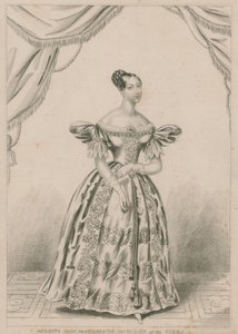 Giulietta Grisi, the celebrated Cantatrice at the Opera by English School