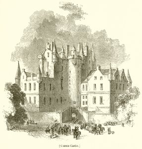 Glamis Castle by English School