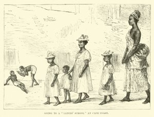 Going to a Ladies School at Cape Coast by English School