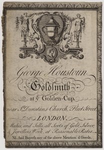 Goldsmiths and Silversmiths, George Houstoun by English School