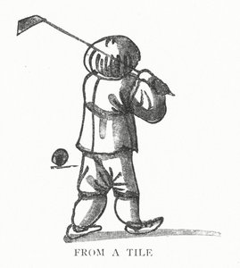 Golf: From a tile