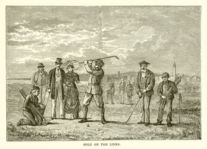 Golf on the Links by English School