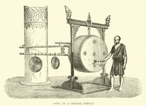 Gong in a Chinese Temple