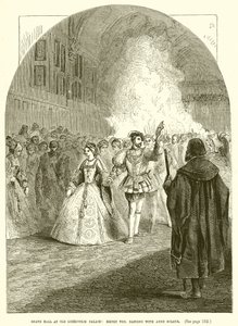 Grand Ball at Old Greenwich Palace: Henry VIII Dancing with Anne Boleyn by English School