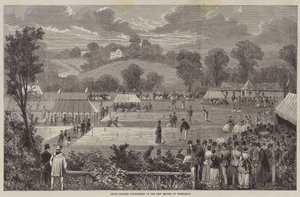 Grand Croquet Tournament on the New Ground at Wimbledon