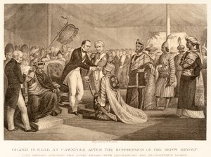 Grand Durbar at Cawnpore After the Suppression of the Sepoy Revolt